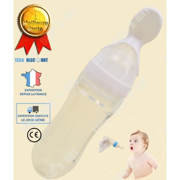 TD® nappflaska sked babykök magisk mjölk 4+ nyfödd tjej pojke mamma silikon komfort för vattensås stor kapacitet
