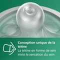 Miniatyrbild 4 av 6: Kit nyfödd - PHILIPS AVENT - Natural Glas 3.0 - Flaskor Glas 120ml + 2 Flaskor 240ml + Ultra Mjuka Nappar 0-6M