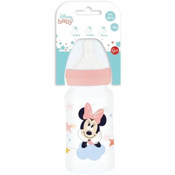 Babys flaske Stor Minnie 240 ml