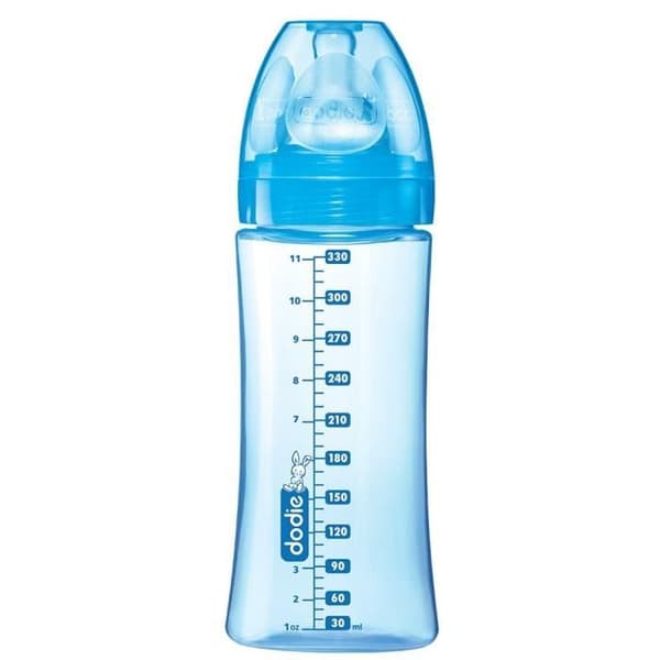 Dodie Initiation+ Anti-kolik nappflaska 3 hastigheter Firefighter Blue 330ml