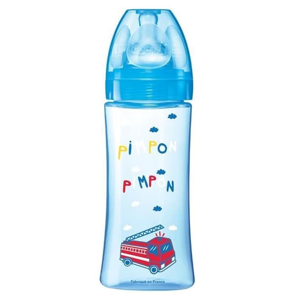 Dodie Initiation+ Anti-kolik nappflaska 3 hastigheter Firefighter Blue 330ml