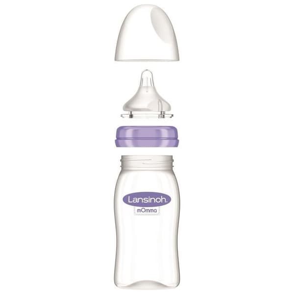 Lansinoh nappflaska Natural Wave Glas 160ml