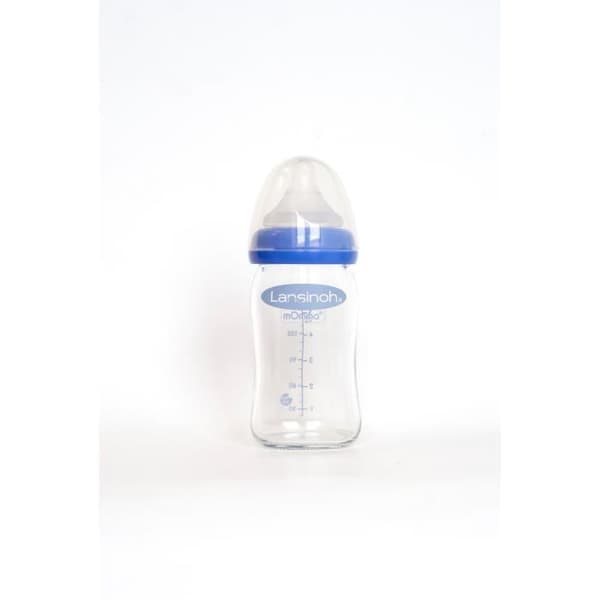 Lansinoh nappflaska Natural Wave Glas 160ml