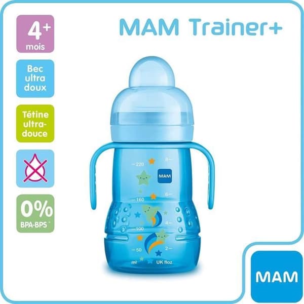 MAM Meal Transition Bottle +4m Blue Space 220ml