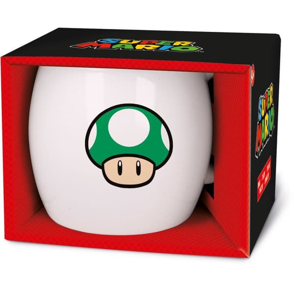 Super Mario - Keramisk mugg 380ml (vit) - 8412497003785