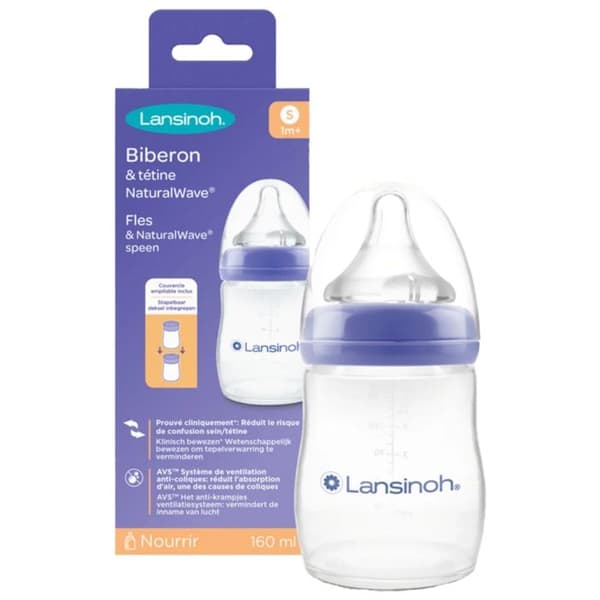 Lansinoh Flaska Natural Wave S 160 ml