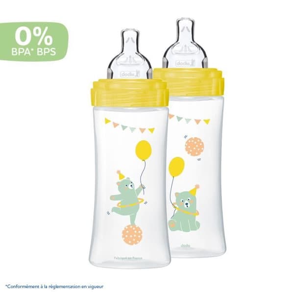 Dodie - Parti med 2 Sensation-flaskor + 330 ml