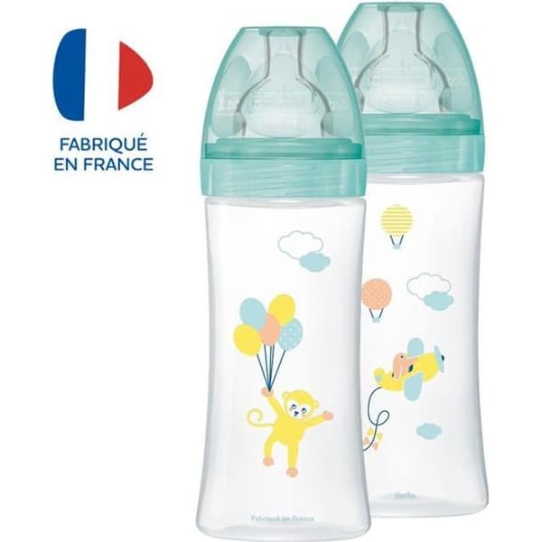 Dodie Sensation+ Antikolikflaska + 6m Ballonger 2-pack x 330ml
