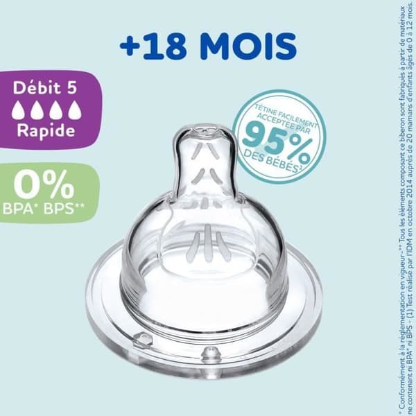 Set med 4 platta Dodie Sensation-teister - Flow 5