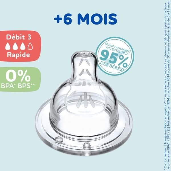 Set med 4 platta Dodie Sensation-teister - Flow 3