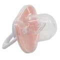 Miniatyrbillede 3 af 3: Sæt med 2 sutter - THERMOBABY - Ortodontisk silikone - Med beskyttelsesklips - 0-6 måneder - Minnie