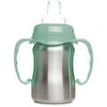 Miniatyrbillede 5 af 6: Træningskop - THERMOBABY - Rustfrit stål - 180 ml - Kaktusgrøn - Ergonomisk og lækagesikker