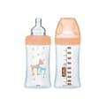 Pikkukuva 3 / 5: Lasinen tuttipullosetti - Dodie - kolmio, litteä tutti, koliikkia ehkäisevä - 150ml ja 270ml
