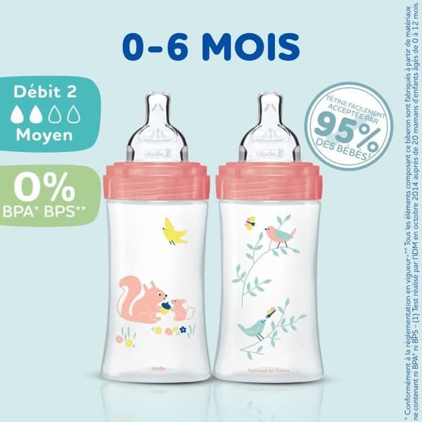 DODIE MAM EB2 - Sensaatiopakkaus - 3 x 270 ml