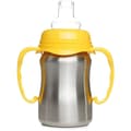 Miniatyrbild 4 av 6: Träningskopp - THERMOBABY - Rostfritt stål - 180 ml - Mangogul - Ergonomisk och läckagesäker