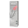Miniatyrbillede 4 af 5: BEABA Drip Foldbar Sutteflaske Blomst grå