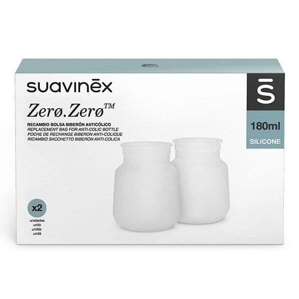 Suavinex Ersättningsnappar Anti-Kolik Zerø.Zerø 180Ml