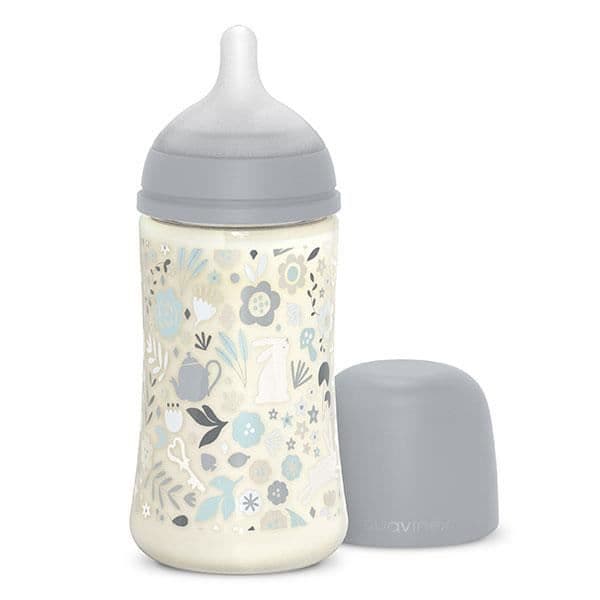Suavinex, Wonderland, Biberon Tétine SXPro M - Wonderland Blå - 270ml