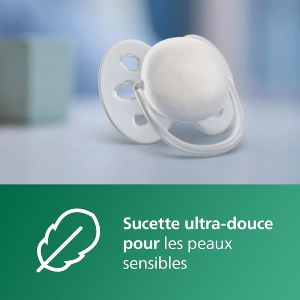 Kit nyfödd - PHILIPS AVENT - Natural Glas 3.0 - Flaskor Glas 120ml + 2 Flaskor 240ml + Ultra Mjuka Nappar 0-6M