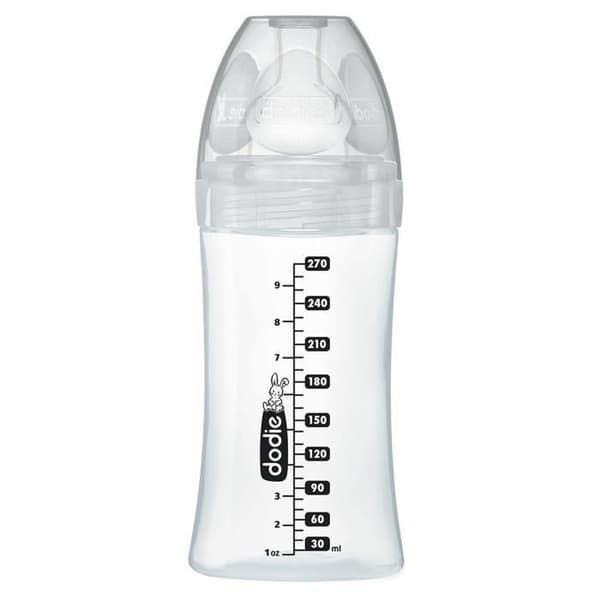 Dodie Sensation+ koliikkia lievittävä lasipullo +0m Paris 270ml
