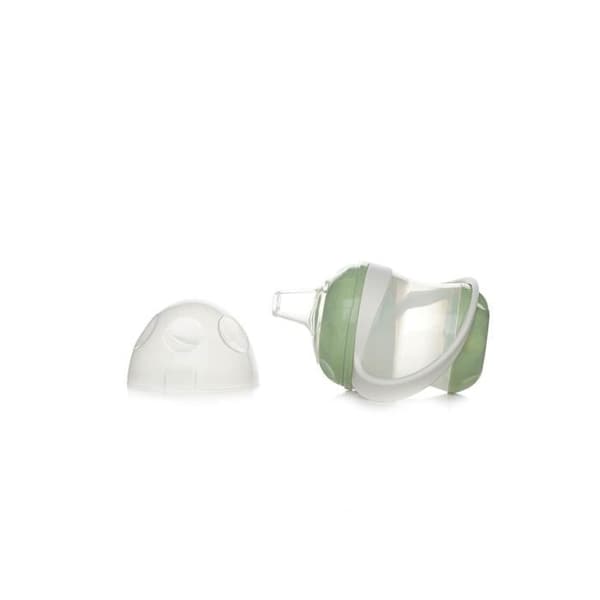 Vuotamaton muki - THERMOBABY - Keltavihreä - 180 ml - Ergonominen ja hygieeninen