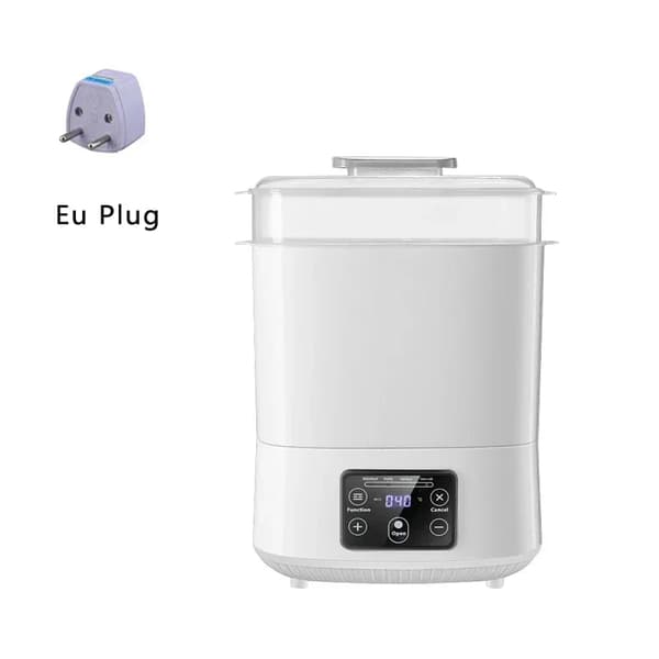 Vauvan ruokintapullon lämmittäjä, monitoiminen all-in-one-laite, sähköinen virtalähde, sopii 0-36 kuukauden ikäisille,EU Plug valkoinen, 220V