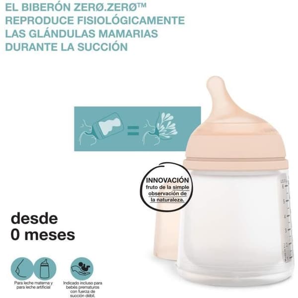 Suavinex Zero-Zero Slowflow anti-kolikflaska 180 ml - 304755