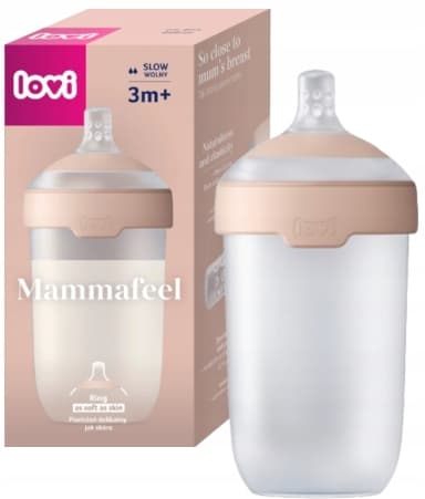 LOVI Mammafeel sutteflaske med dynamisk sut 250 ml