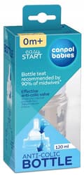 Miniatyrbild 4 av 7: CANPOL Babies EasyStart Royal Antikolikflaska 120 ml BLÅ 1 styck