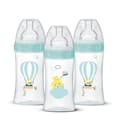 Miniatyrbillede 1 af 6: Förpackning med 3 nappflaskor - DODIE - EB19 - 270 ml - Platt napp - Grön