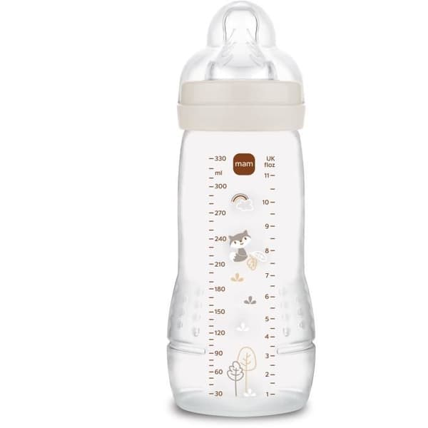 Nappflaska - MAM BABY - Easy Active - +6 månader - 330 ml - X flow-napp - Sand