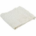 Miniatyrbild 1 av 2: Muslin Domiva Polka dots Vit 100 x 100 cm