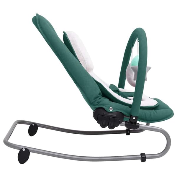 vidaXL Babysitter grön stål