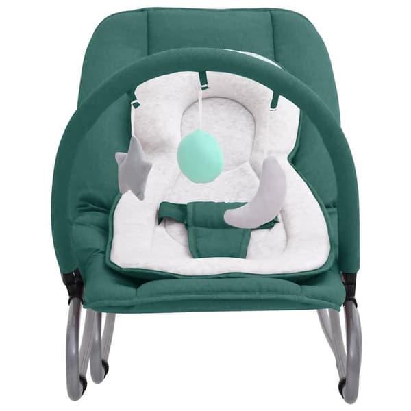 vidaXL Babysitter grön stål
