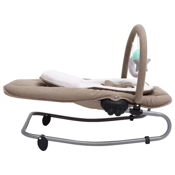 vidaXL Babysitter taupe stål