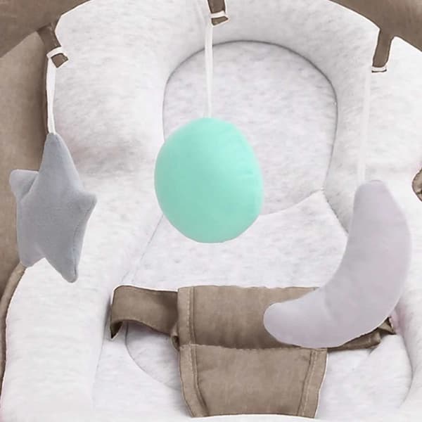 vidaXL Babysitter taupe stål