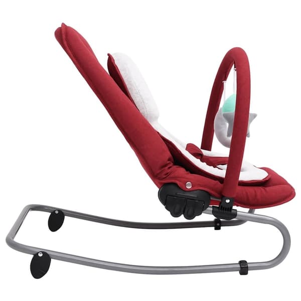 vidaXL Babysitter röd stål
