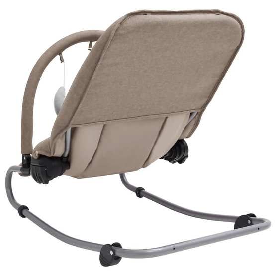 Babysitter Taupe Stål - Vit Dyna