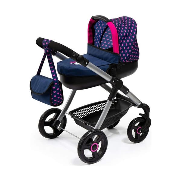 Dockvagn Reig Stule Pram Marinblå 63 cm