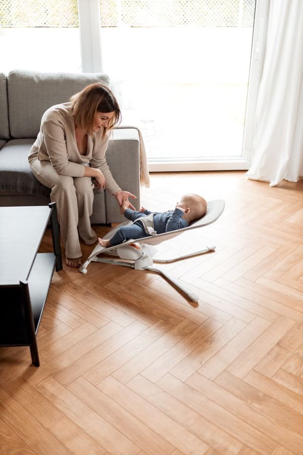 Babysitter Bomull, Ljusgrå