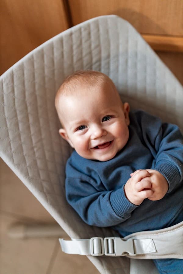 Babysitter Bomull, Ljusgrå