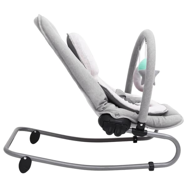 Babysitter ljusgrå stål