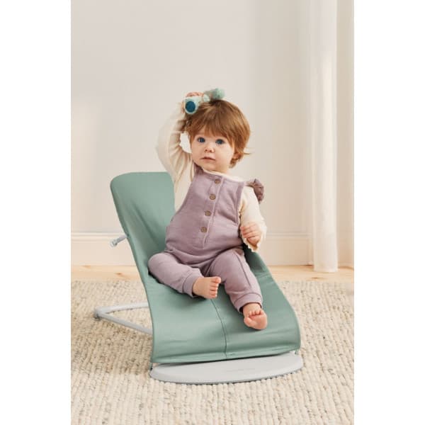 BabyBjörn Bouncer Balance Soft Woven -sæde, jersey salvie