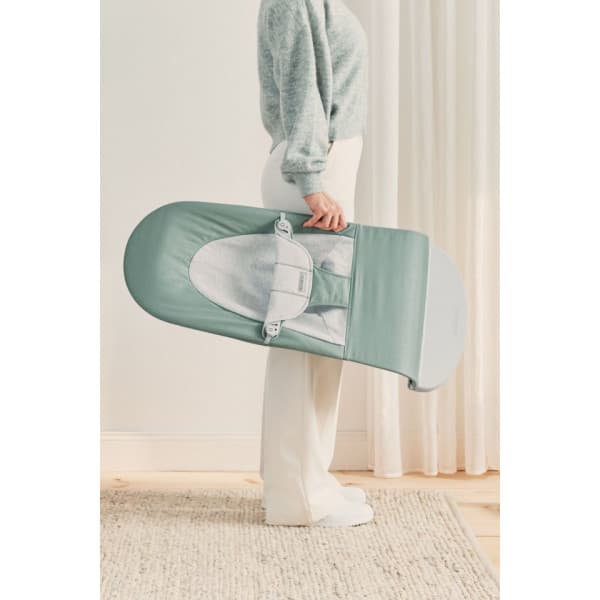 BabyBjörn Bouncer Balance Soft Woven -sæde, jersey salvie