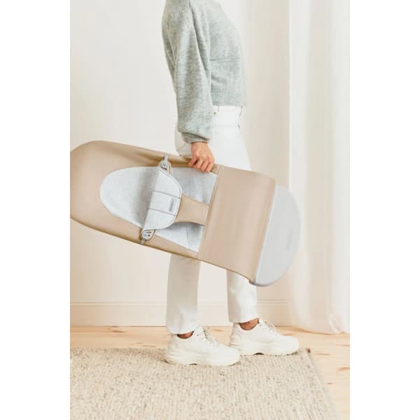 BabyBjörn Bouncer Balance Soft Woven -sitteri, jersey beige
