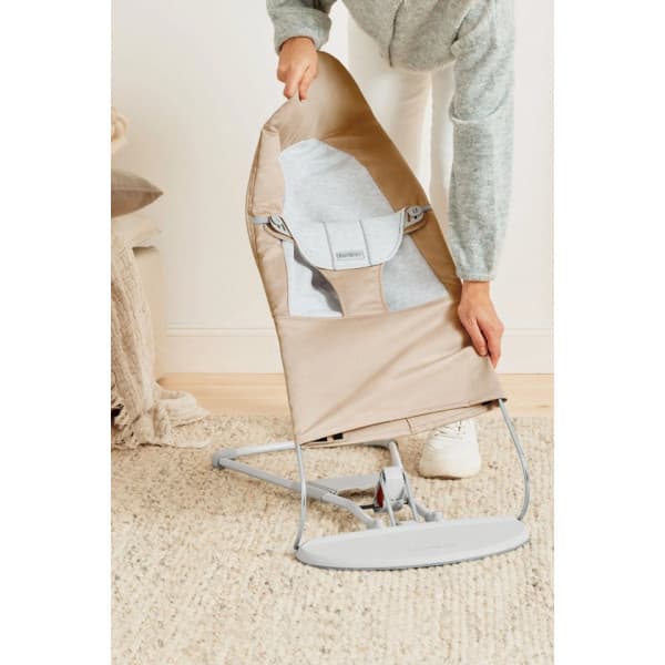 BabyBjörn Bouncer Balance Soft Woven -sitteri, jersey beige