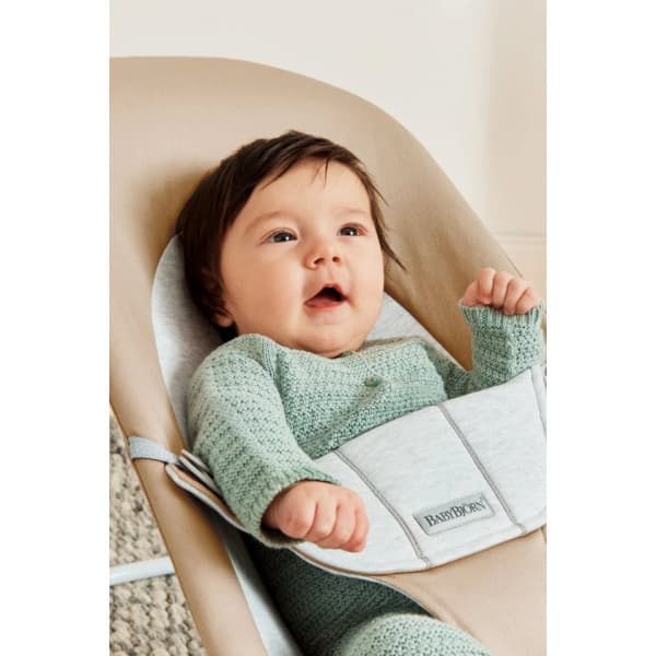 BabyBjörn Bouncer Balance Soft Woven -sitteri, jersey beige