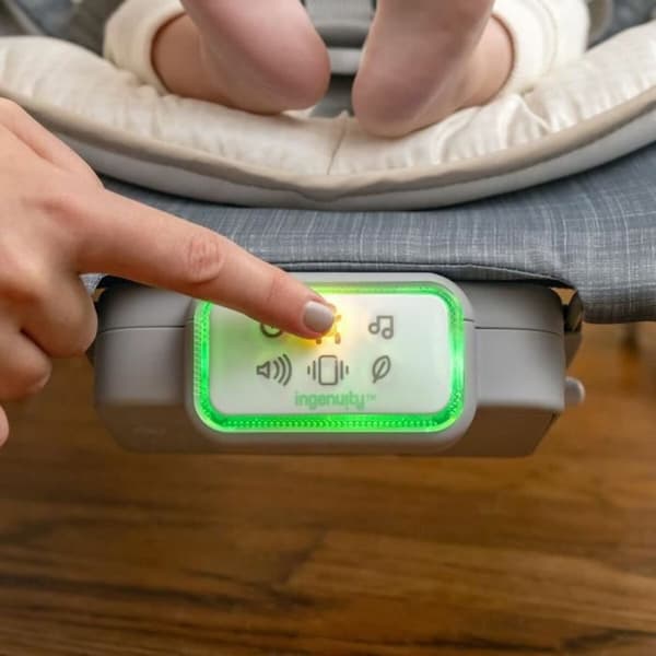 Hängmatta för bebis Ingenuity Happy Belly Grå