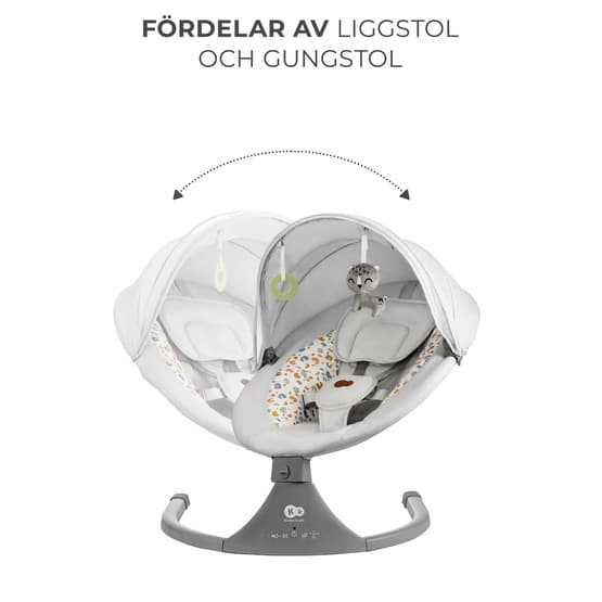 Lapsenvahti - Lumi Swing vaaleanharmaa