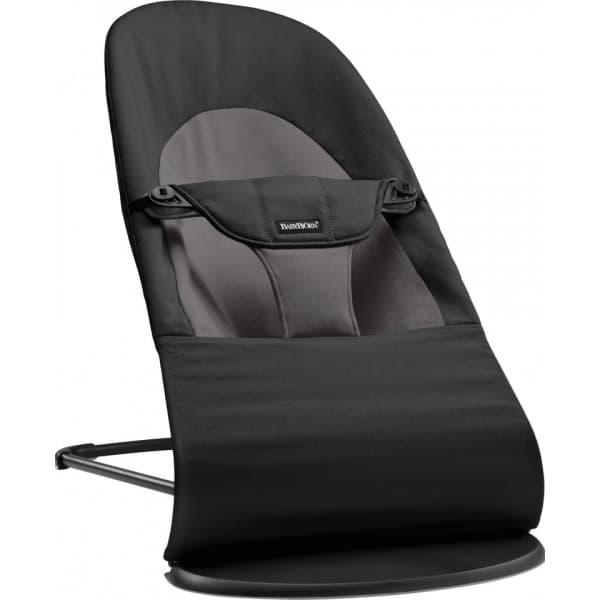BabyBjörn Bouncer Balance Soft Woven -sitteri, black/grey